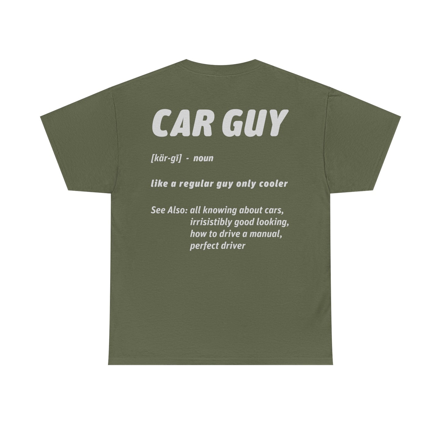 Car Guy Definition Graphic Tee | What is a Car Guy? T-Shirt