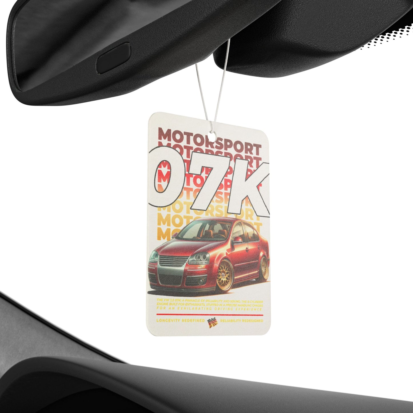 07K Motorsport Car Air Freshener Sedan