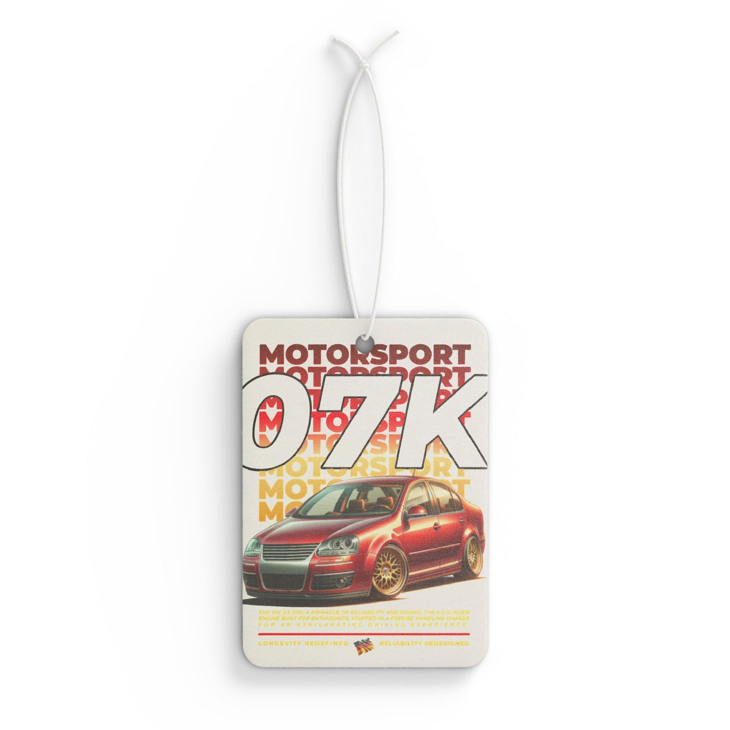 07K Motorsport Car Air Freshener Sedan