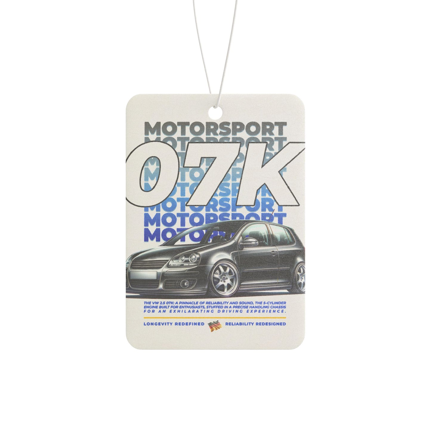 07K Motorsport Car Air Freshener Hatch