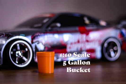 Scale Bucket Pail 5 Gallon | 1:10 Scale | Scale Accessories | Rock Crawler | Scale Garage | Drift Car | Homer Depot | Lowes | Harbor Freight