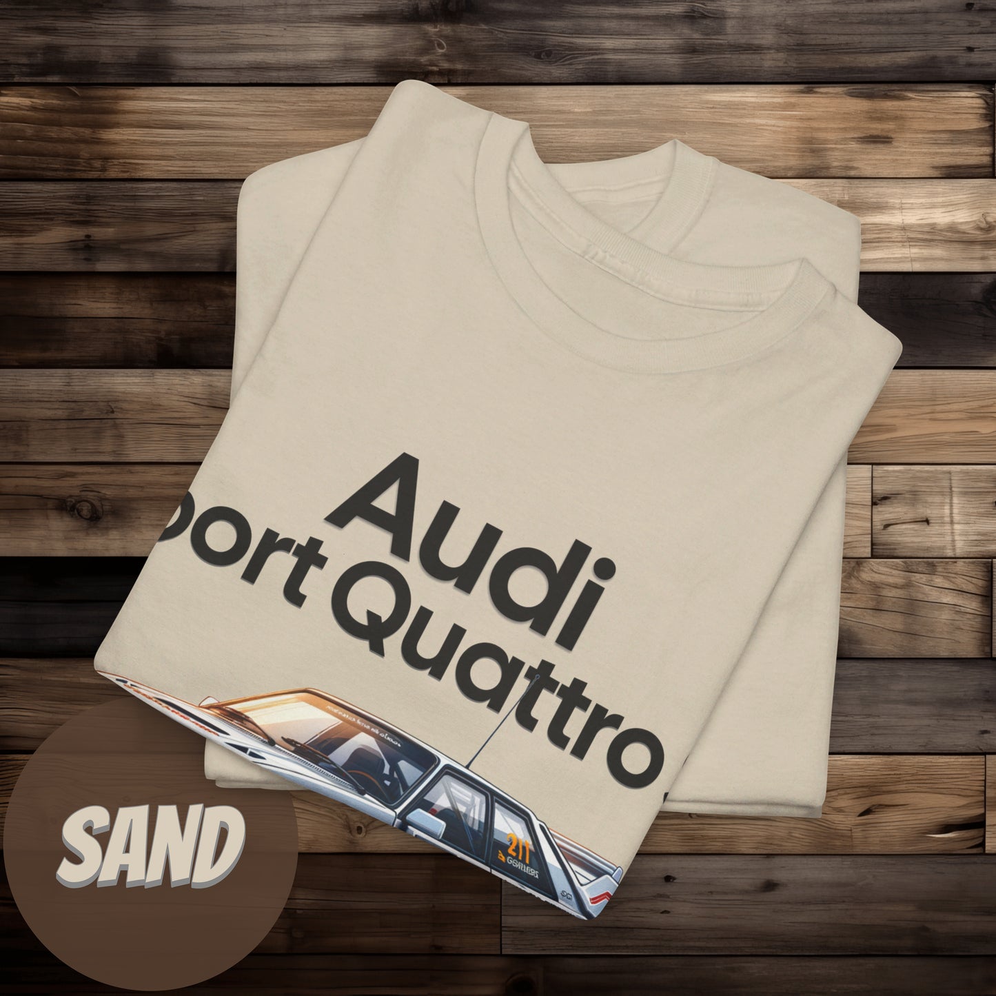 Audi Sport Quattro S1 dShirt | All Hail the King Group B Rally Graphic Tee